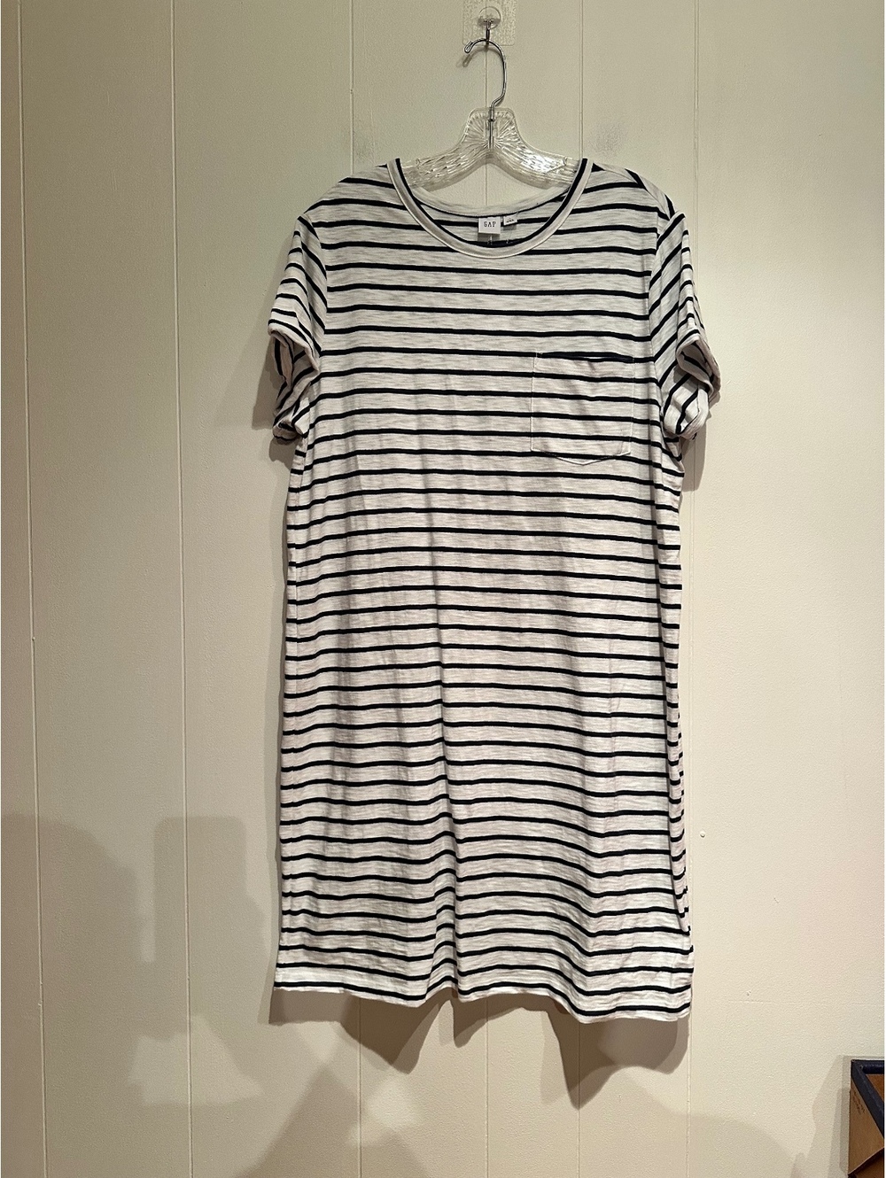 Gap striped short sleeve dress